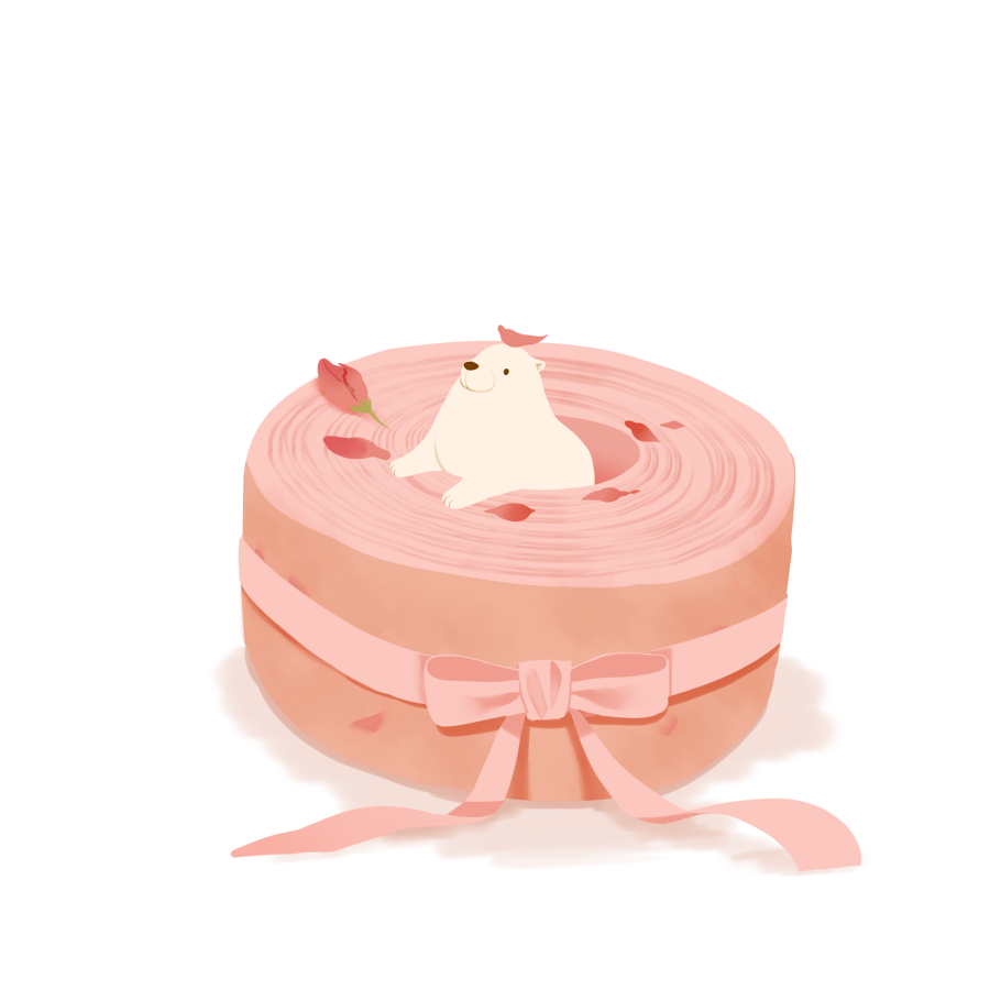 樱花蛋糕-原创花びら帽子