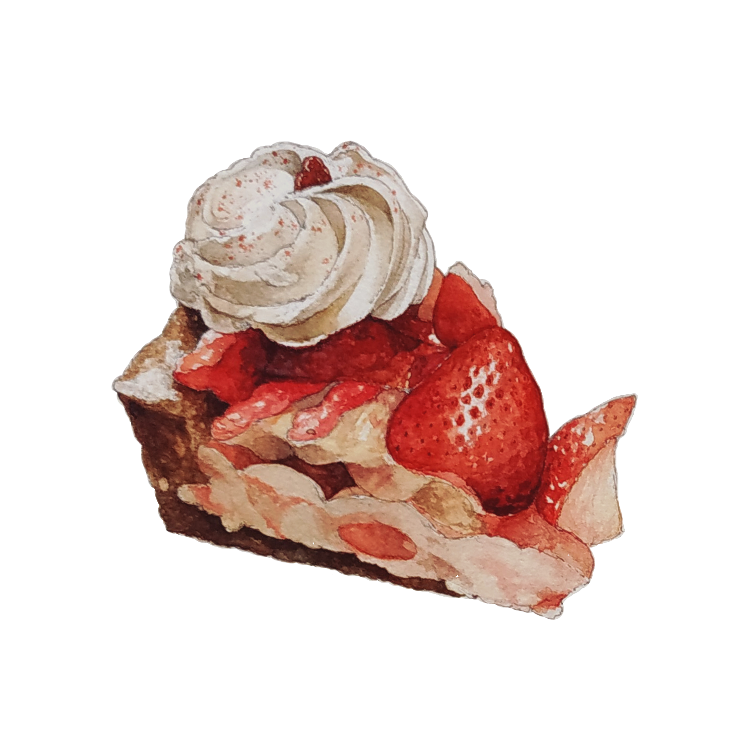Summer Berry Pastry插画图片壁纸