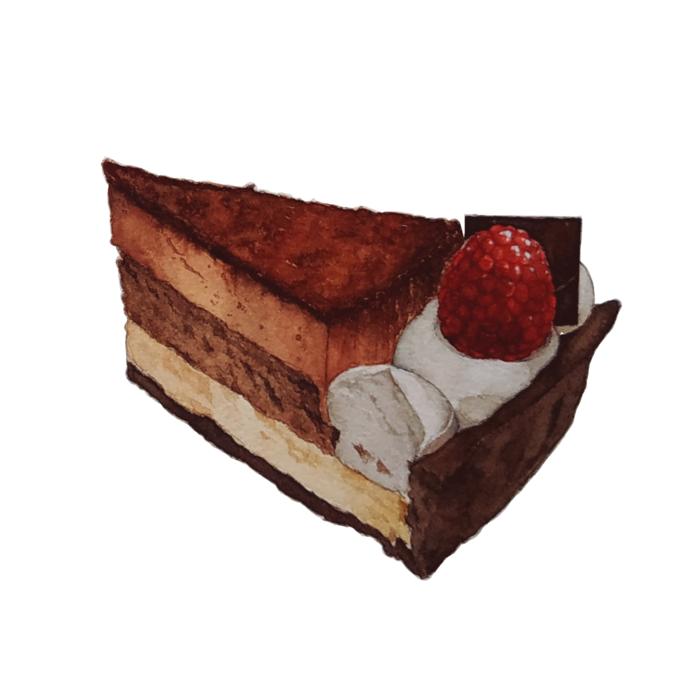 Summer Berry Pastry插画图片壁纸