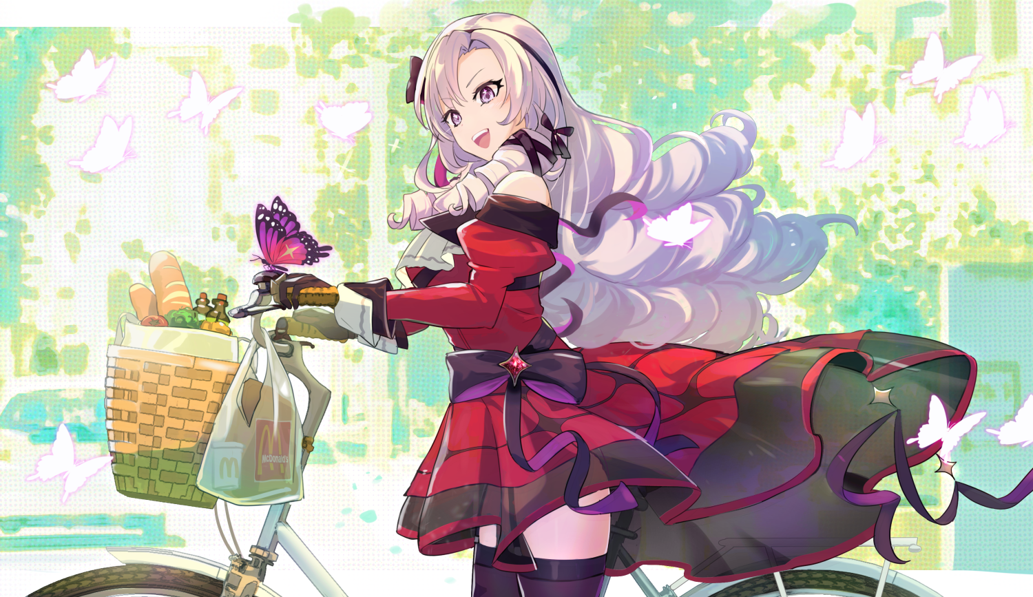 買い物插画图片壁纸