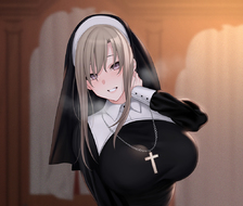 OC Nun-胸部巨乳