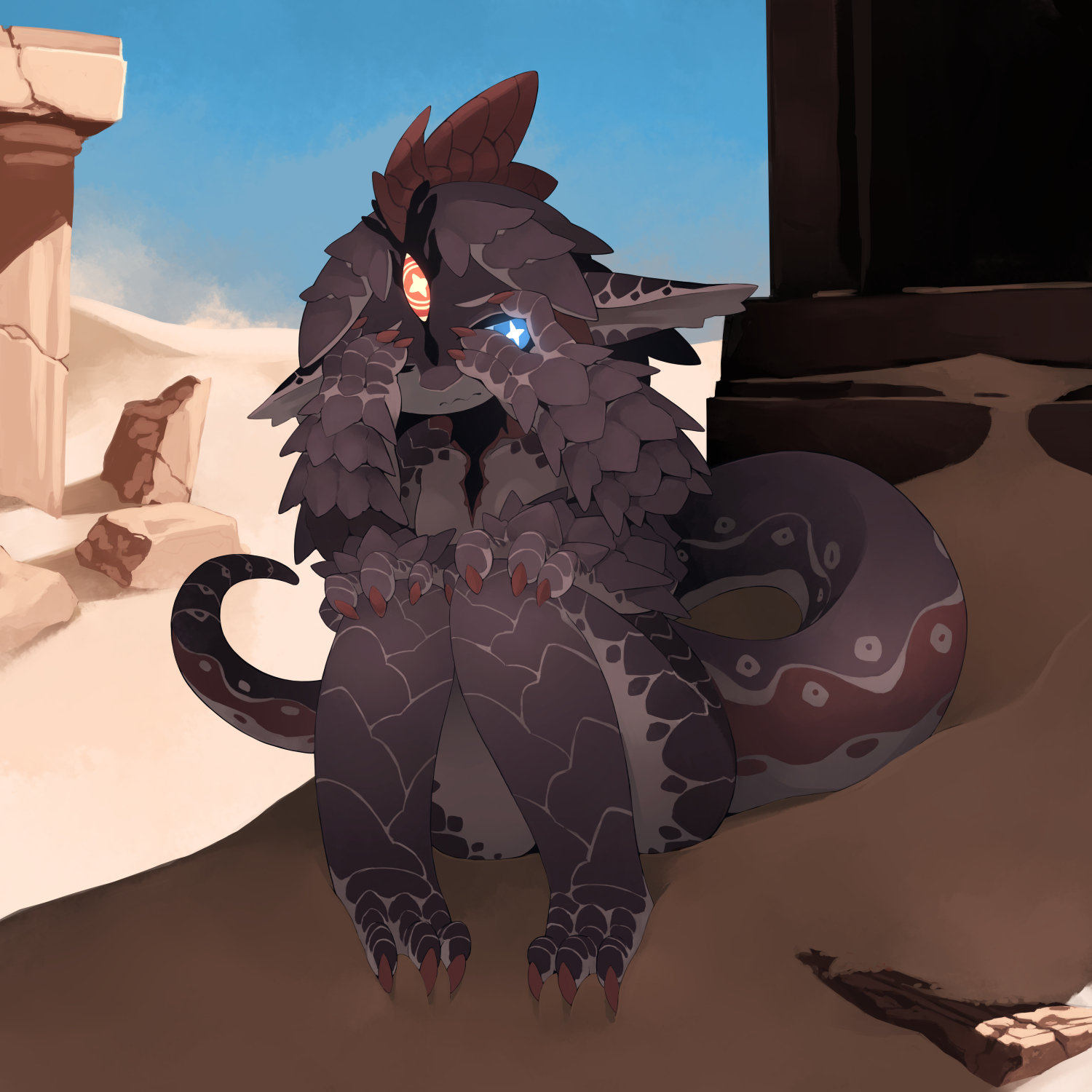 バジリスクちゃん头像同人高清图