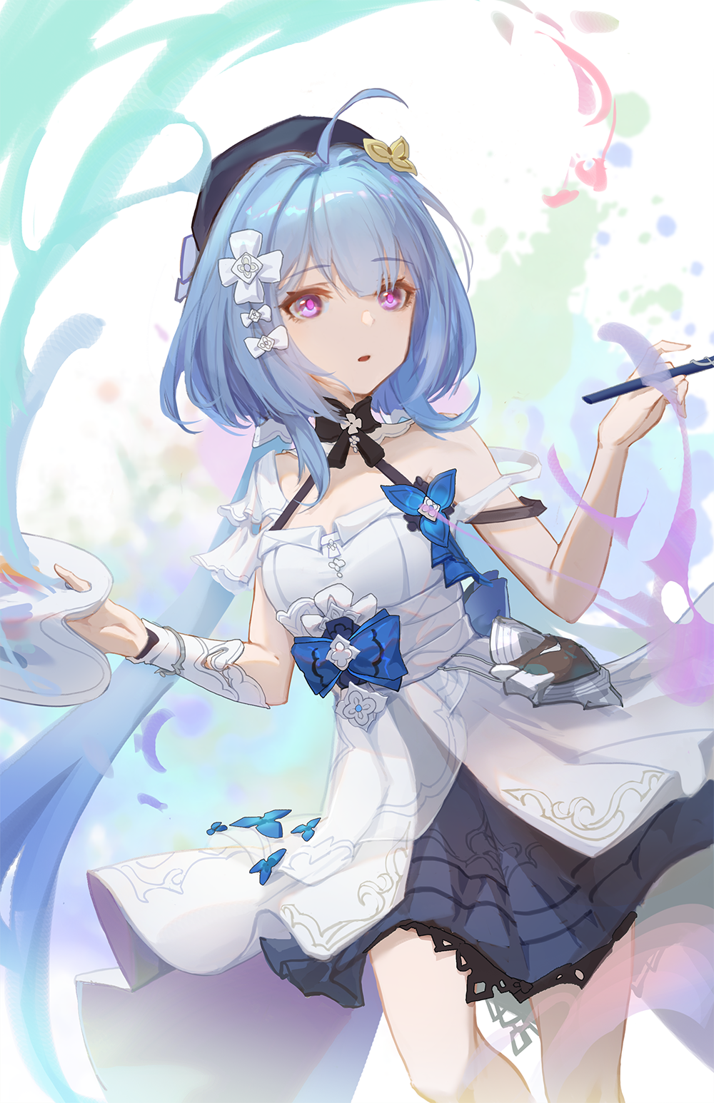 小可爱格蕾修插画图片壁纸