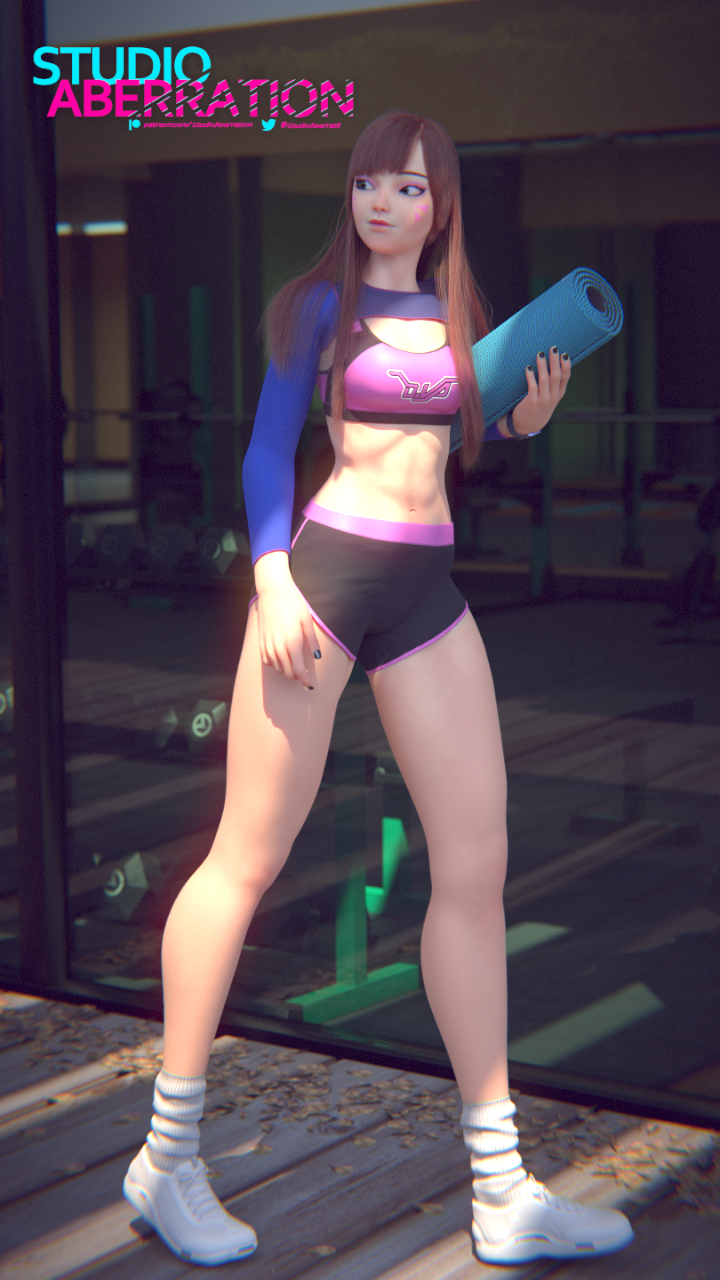 Dva Gym Workout 1头像同人高清图