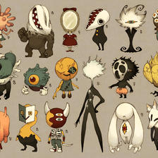 Monster design插画图片壁纸