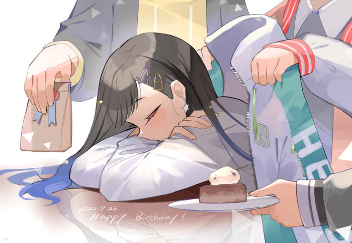 白石杏誕生祭2022插画图片壁纸