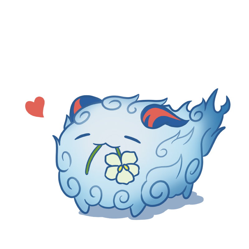 椰子羊插画图片壁纸