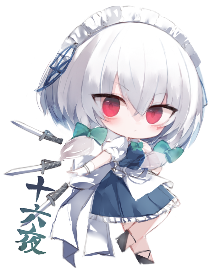 十六夜咲夜插画图片壁纸