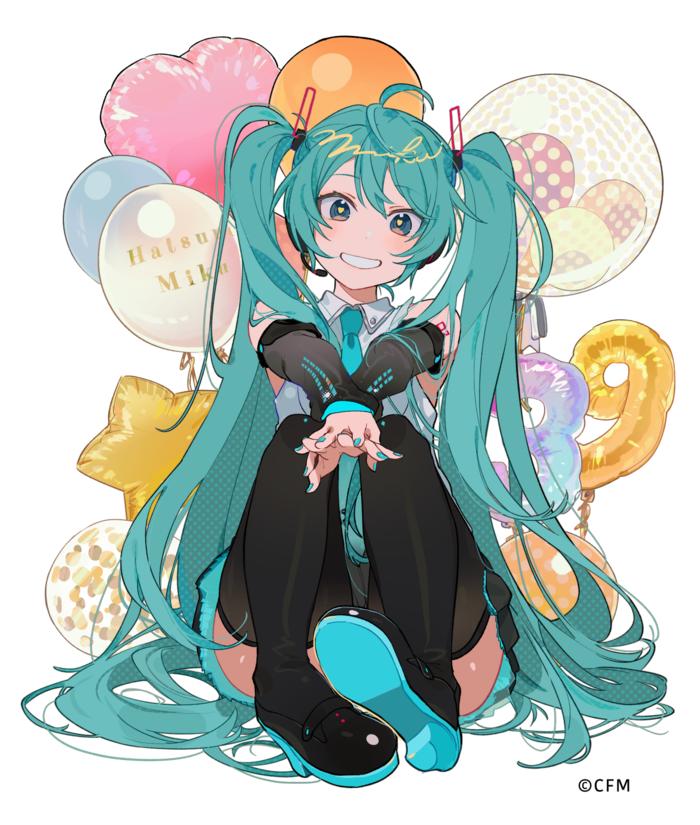  miku 插画图片壁纸