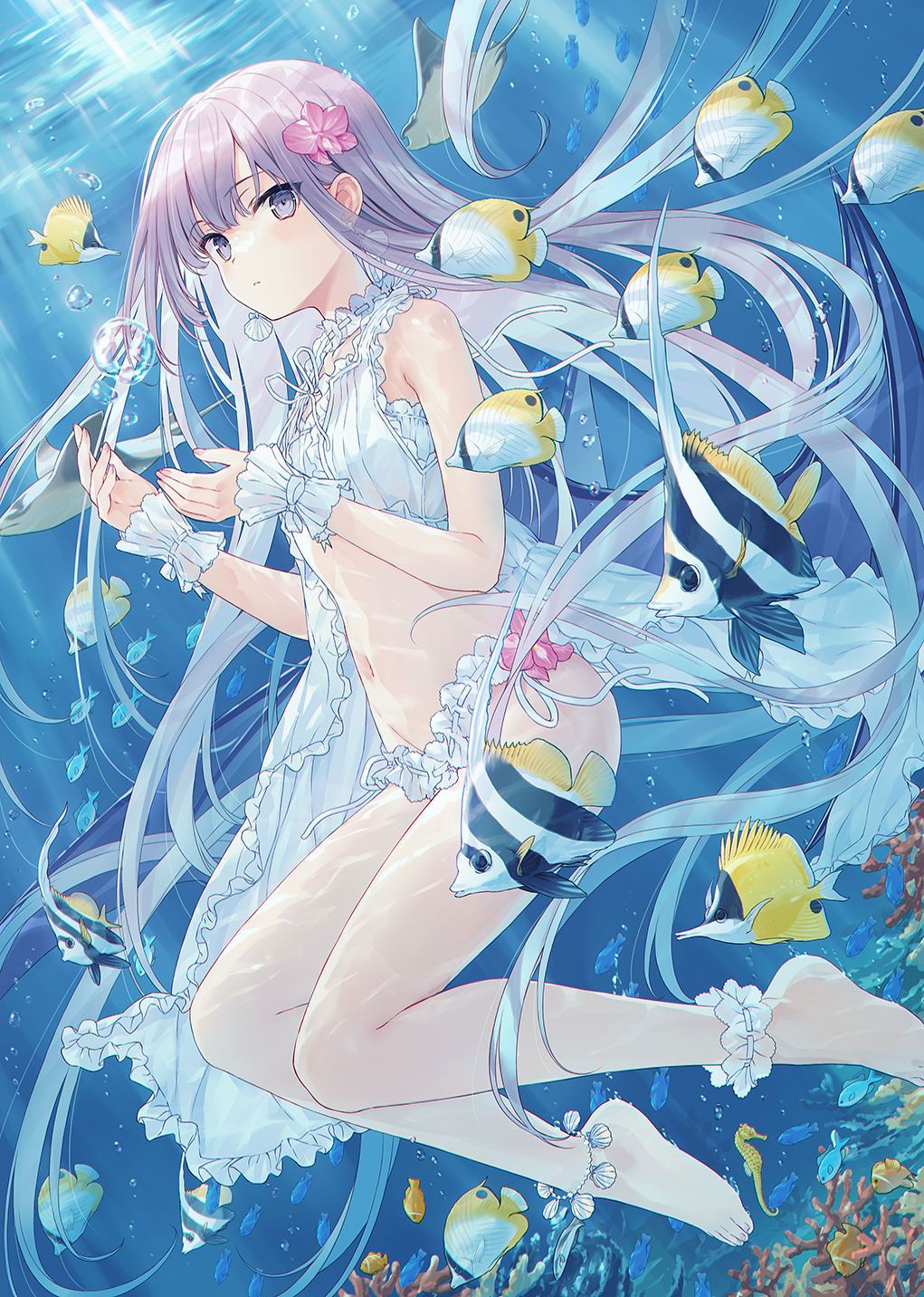 海中散歩插画图片壁纸