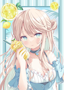 喜欢柠檬的女孩子（夏季漫画封面）头像同人高清图