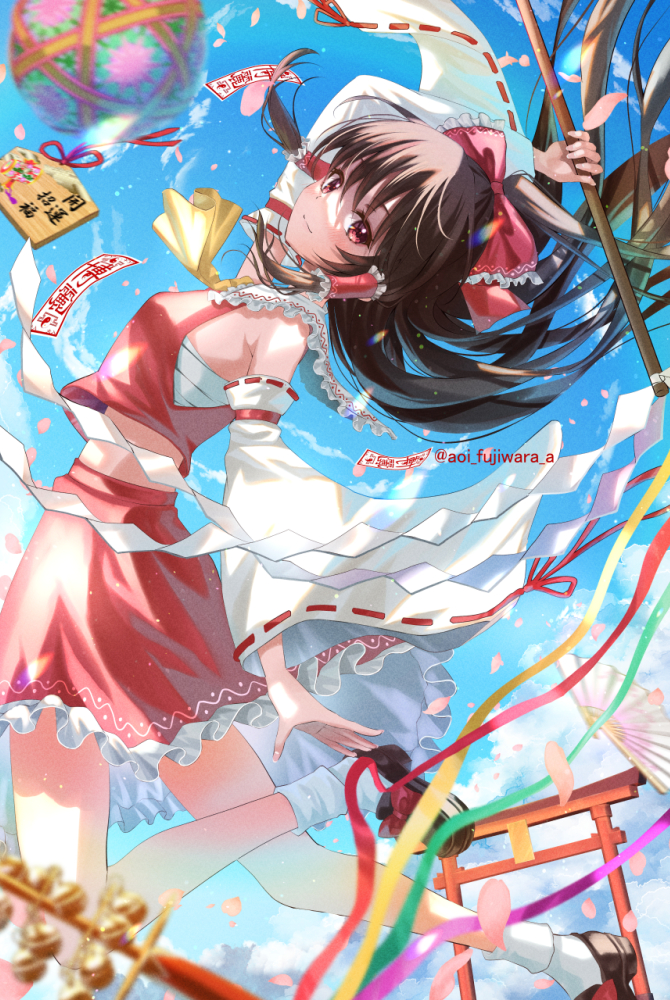 霊夢插画图片壁纸