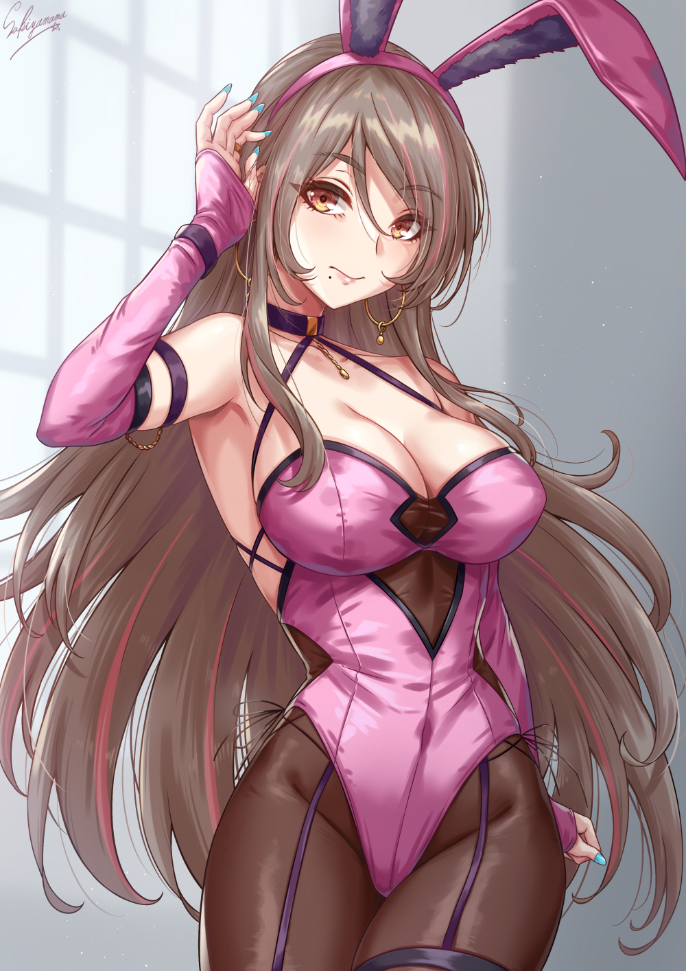 粉红巴尼姐姐-原创兔女郎