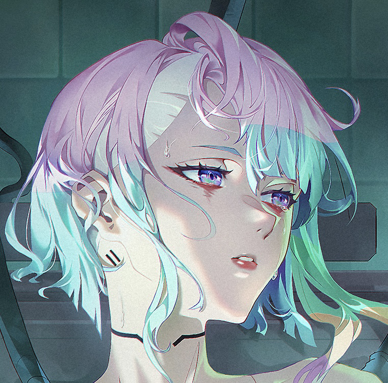 cyberpunk Lucy插画图片壁纸