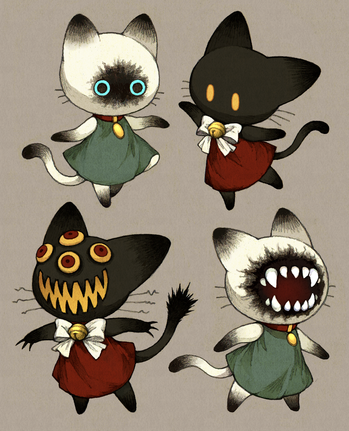 Shadow cat（part 3）插画图片壁纸