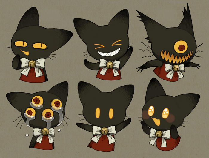 Shadow cat（part 3）插画图片壁纸