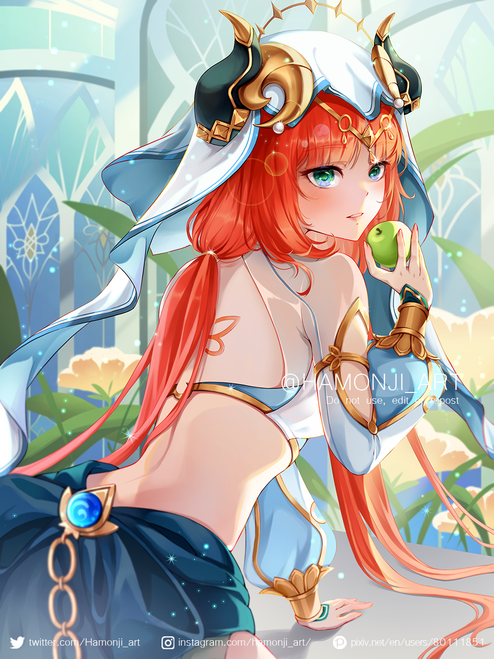 Nilou插画图片壁纸