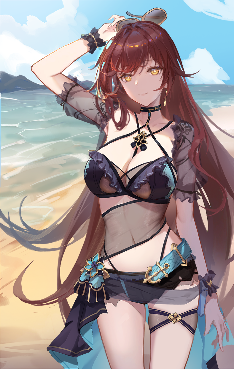 伊甸姐姐的夏日旅行插画图片壁纸