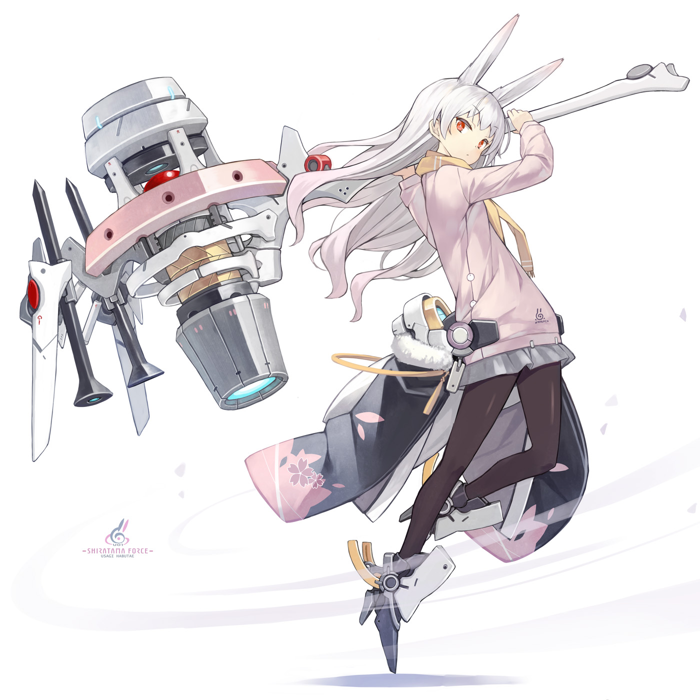 锤子+钉头插画图片壁纸
