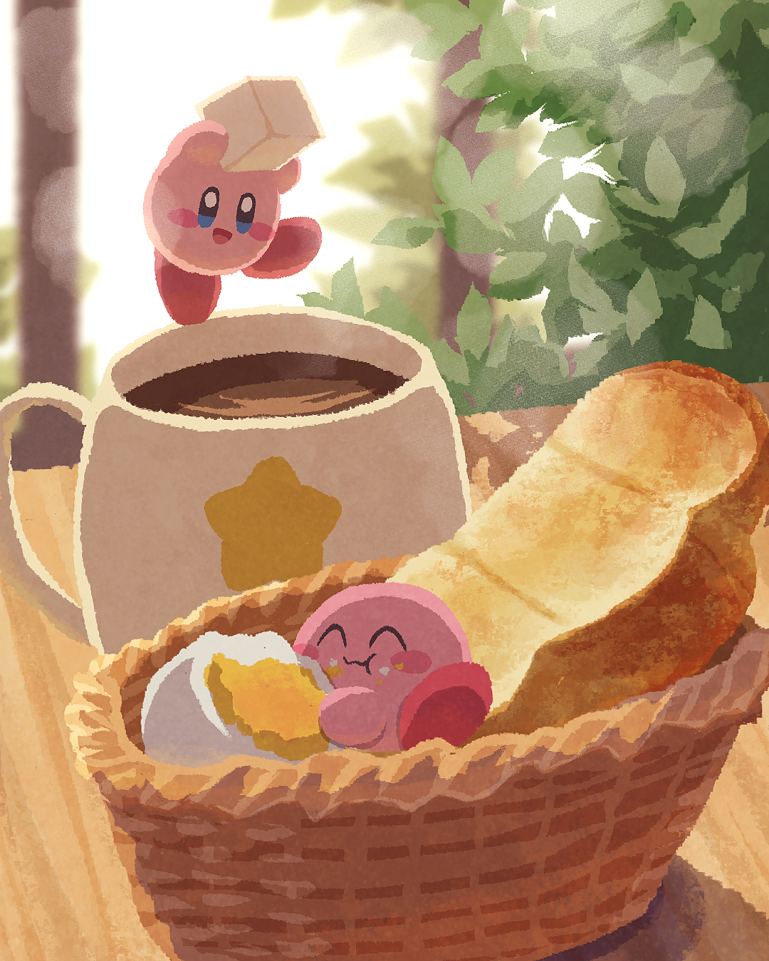 morning 插画图片壁纸