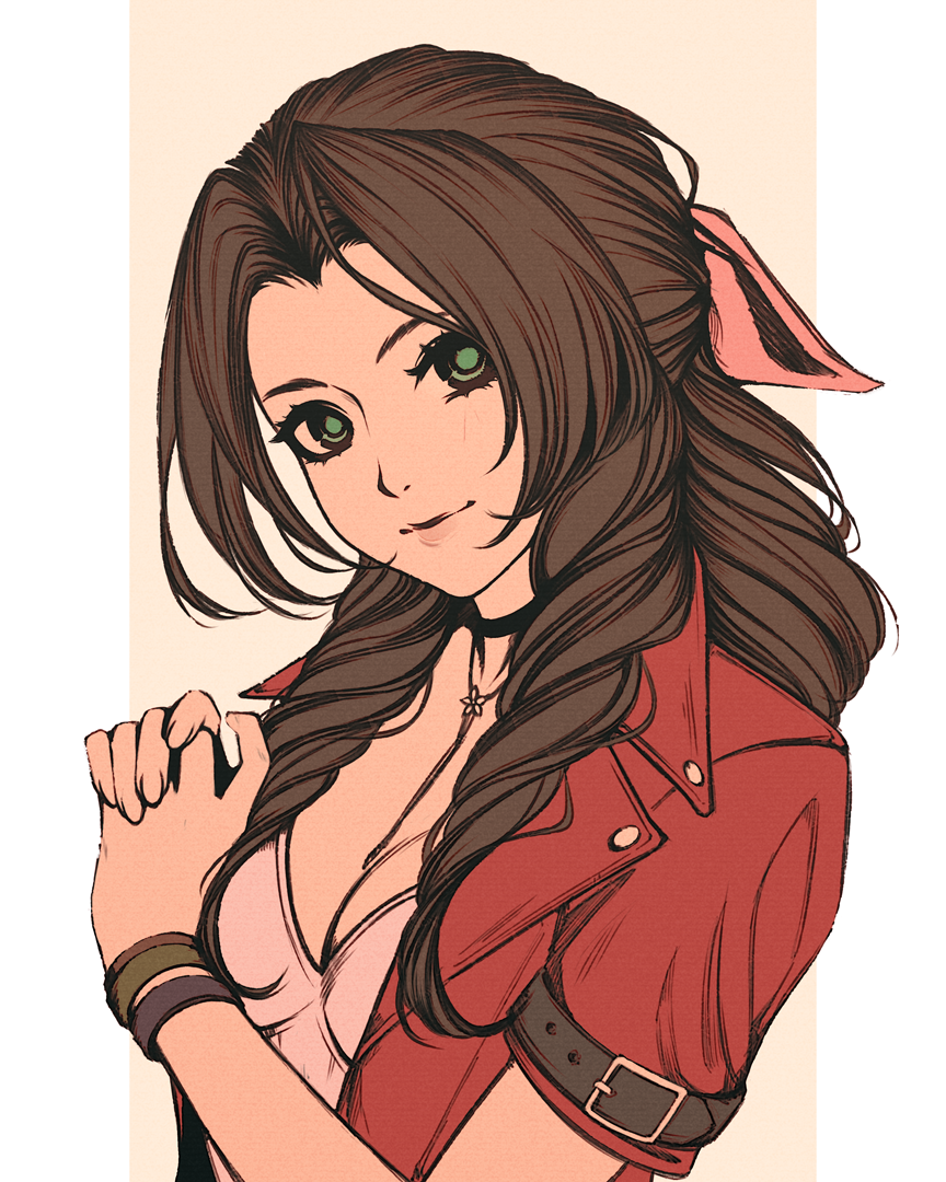 aerith插画图片壁纸