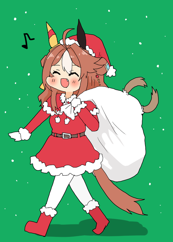 クリスマスリッキーちゃん插画图片壁纸