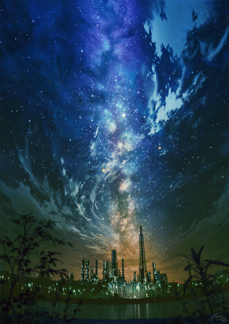 幻星雲插画图片壁纸