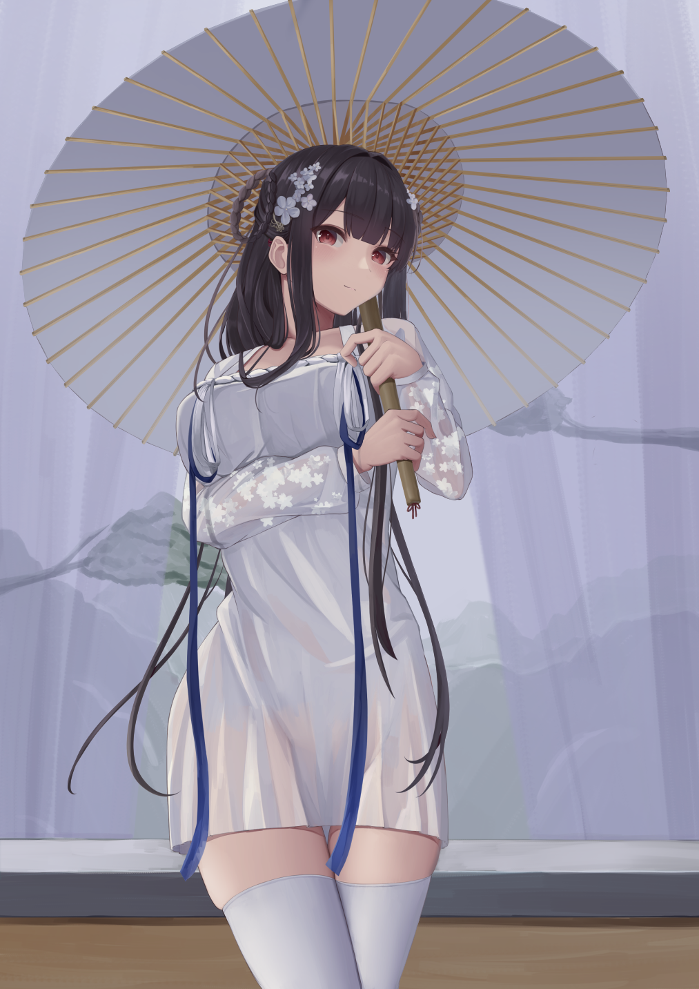 逸仙插画图片壁纸