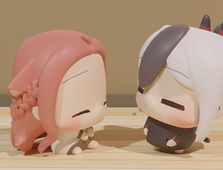 カヨコユズ3D！-碧蓝档案ぶるーにゃーかいぶ