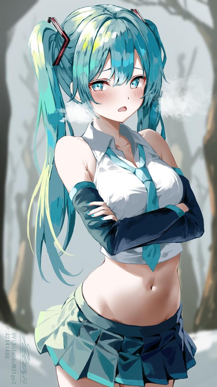 初音未来插画图片壁纸