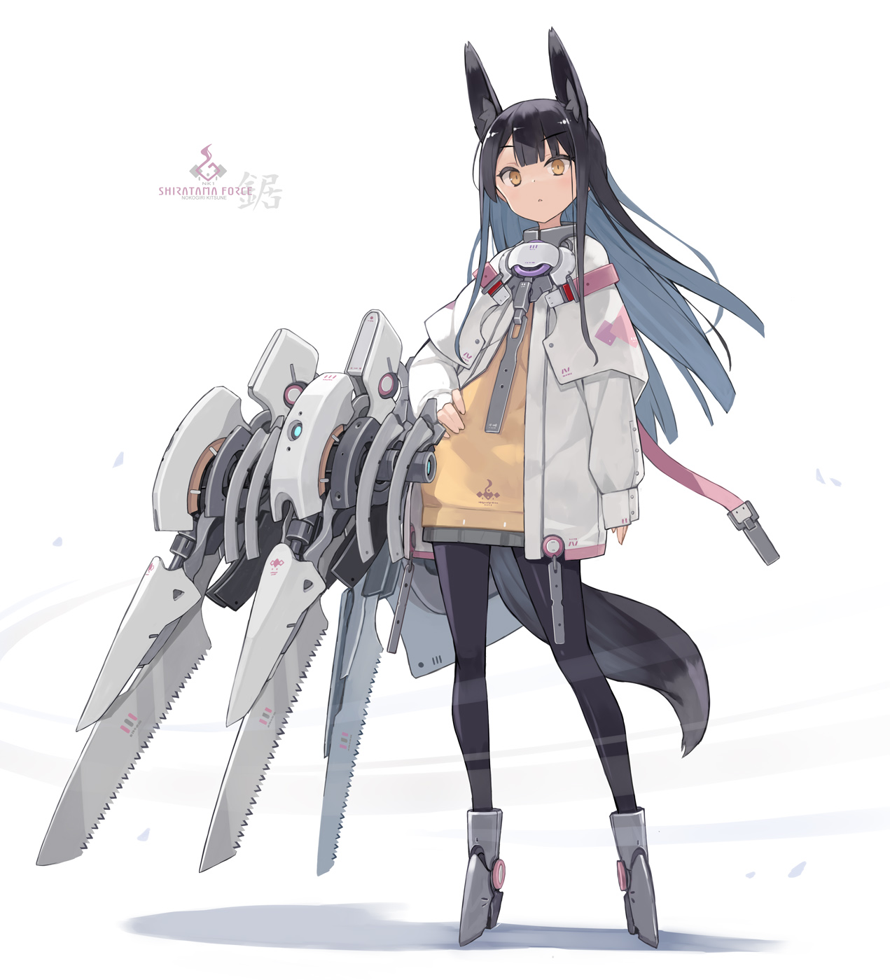 锯狐狸插画图片壁纸