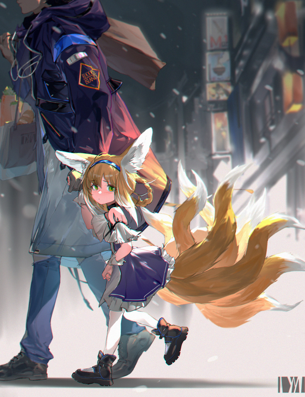 铃兰插画图片壁纸