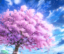 桜-风景背景
