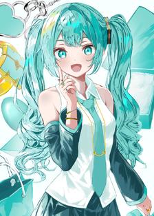 初音未来插画图片壁纸