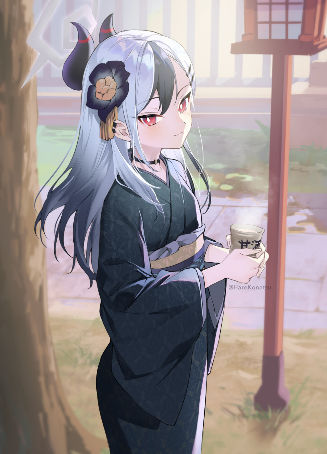 甜酒的原因插画图片壁纸