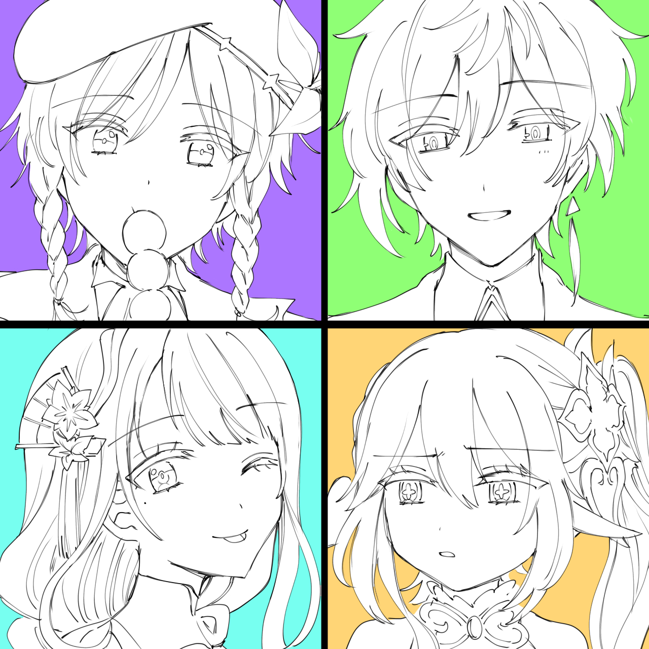 原神まとめ③头像同人高清图