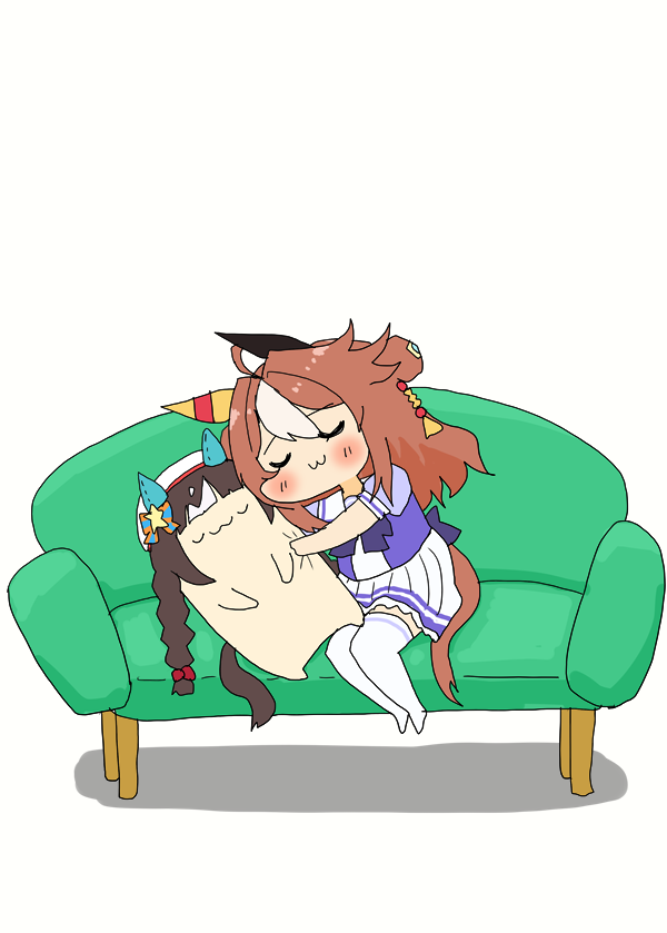 和塔尔枕头睡觉的里基