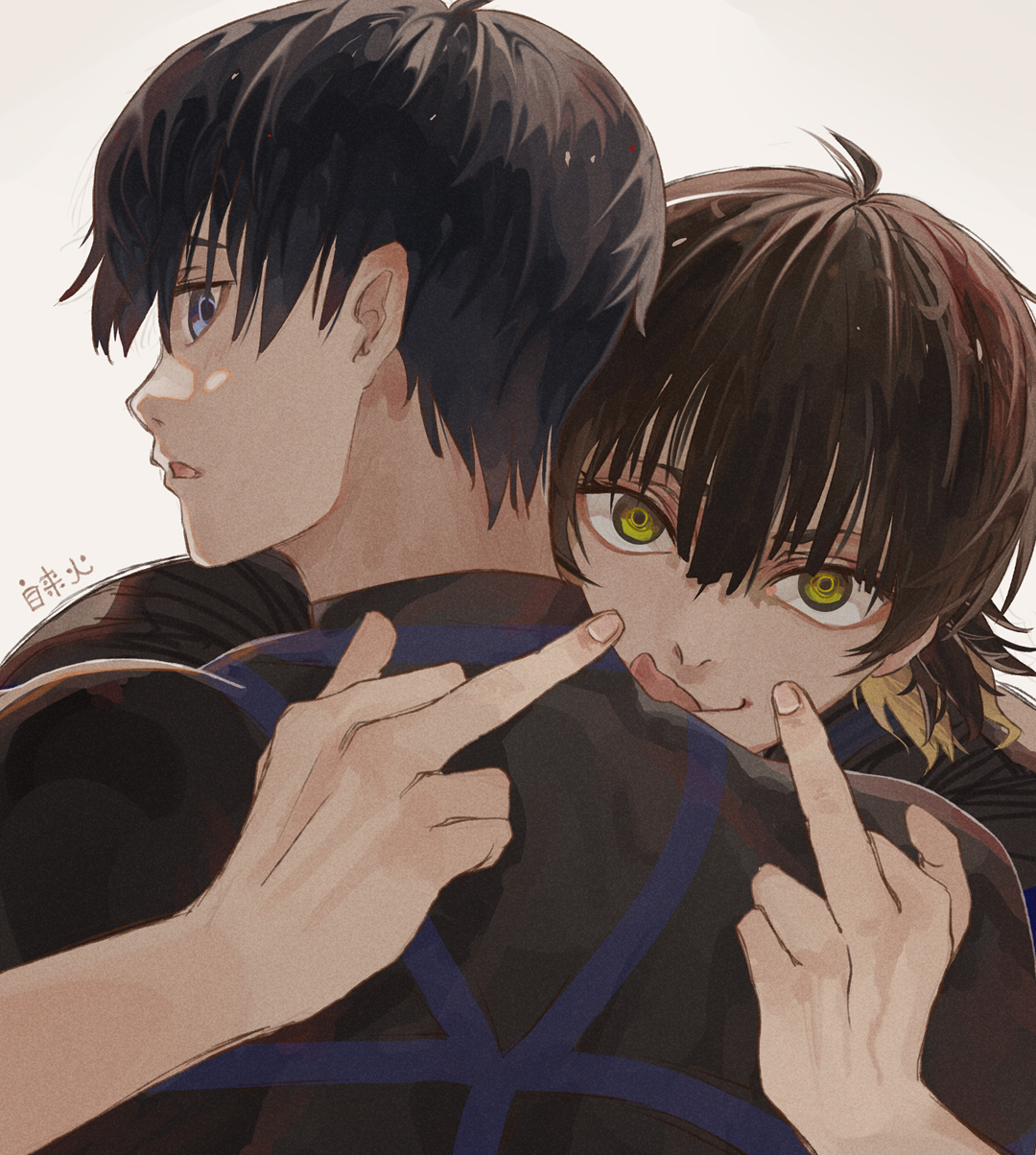 洁和蜂乐插画图片壁纸