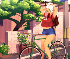 June On A Bike-girl脚