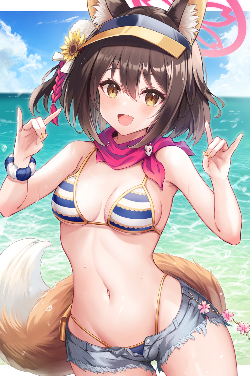 泳衣闪电插画图片壁纸