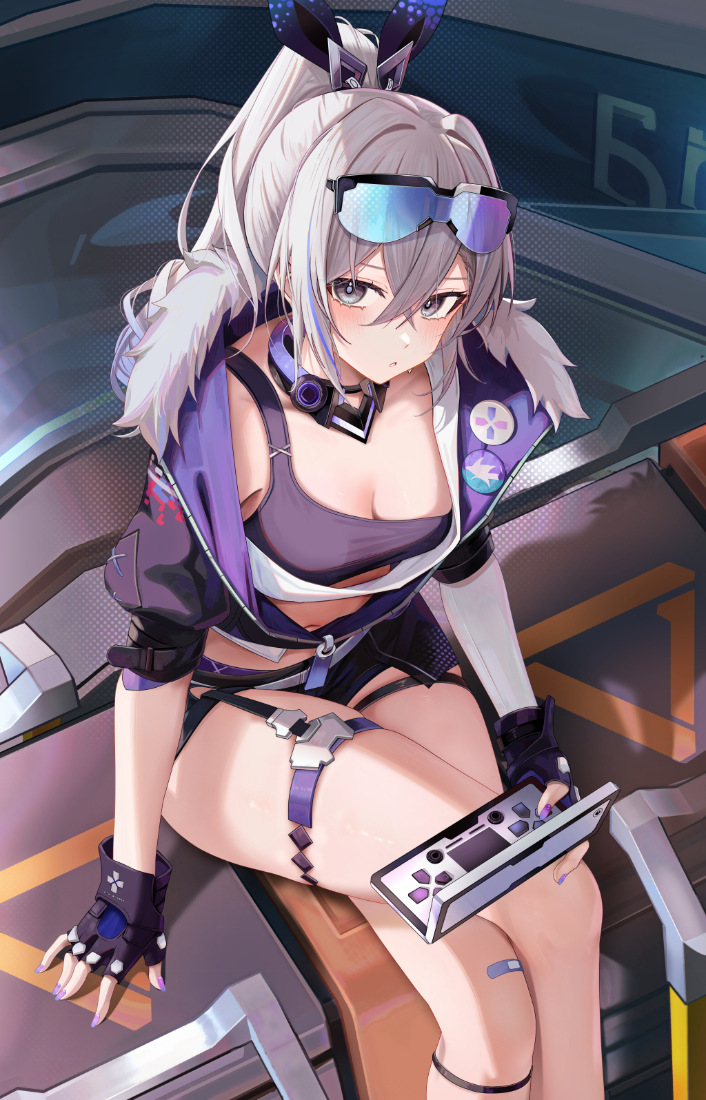 銀狼插画图片壁纸
