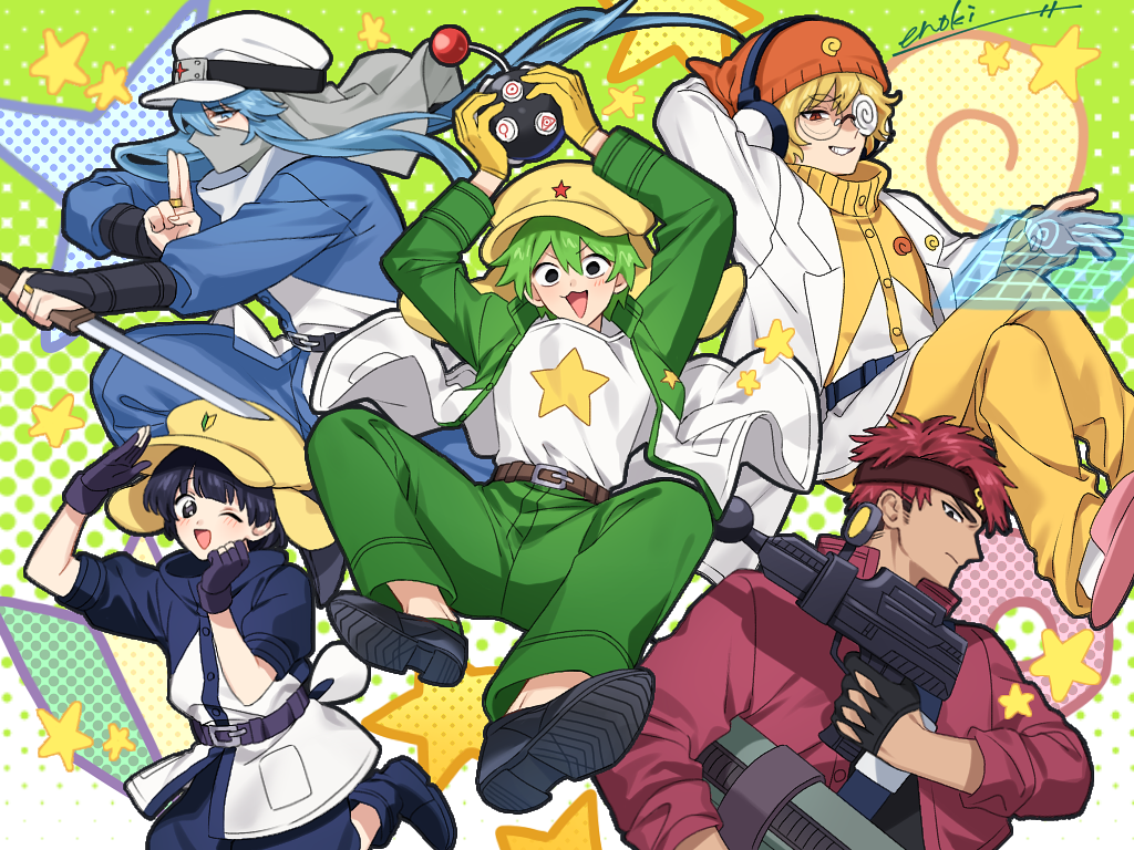 凯洛洛小队拟人化插画图片壁纸