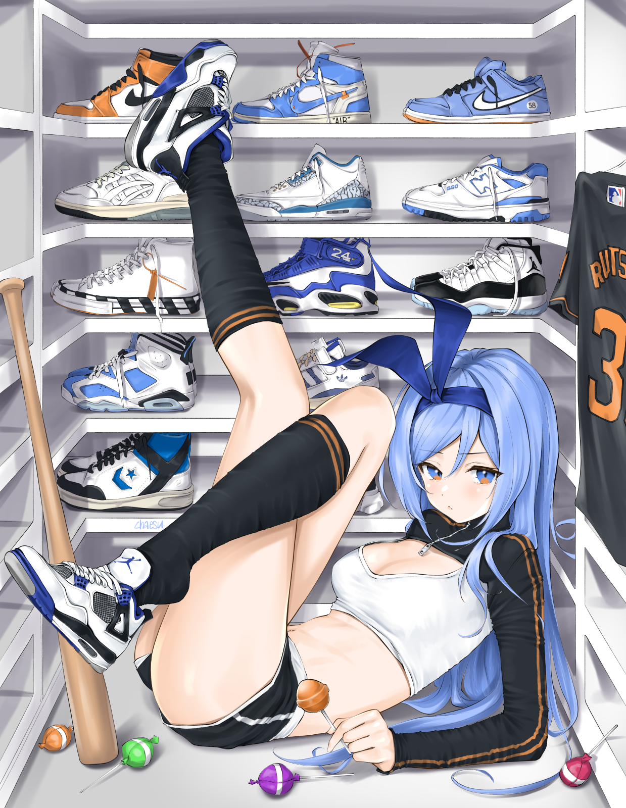 sneaker collection插画图片壁纸