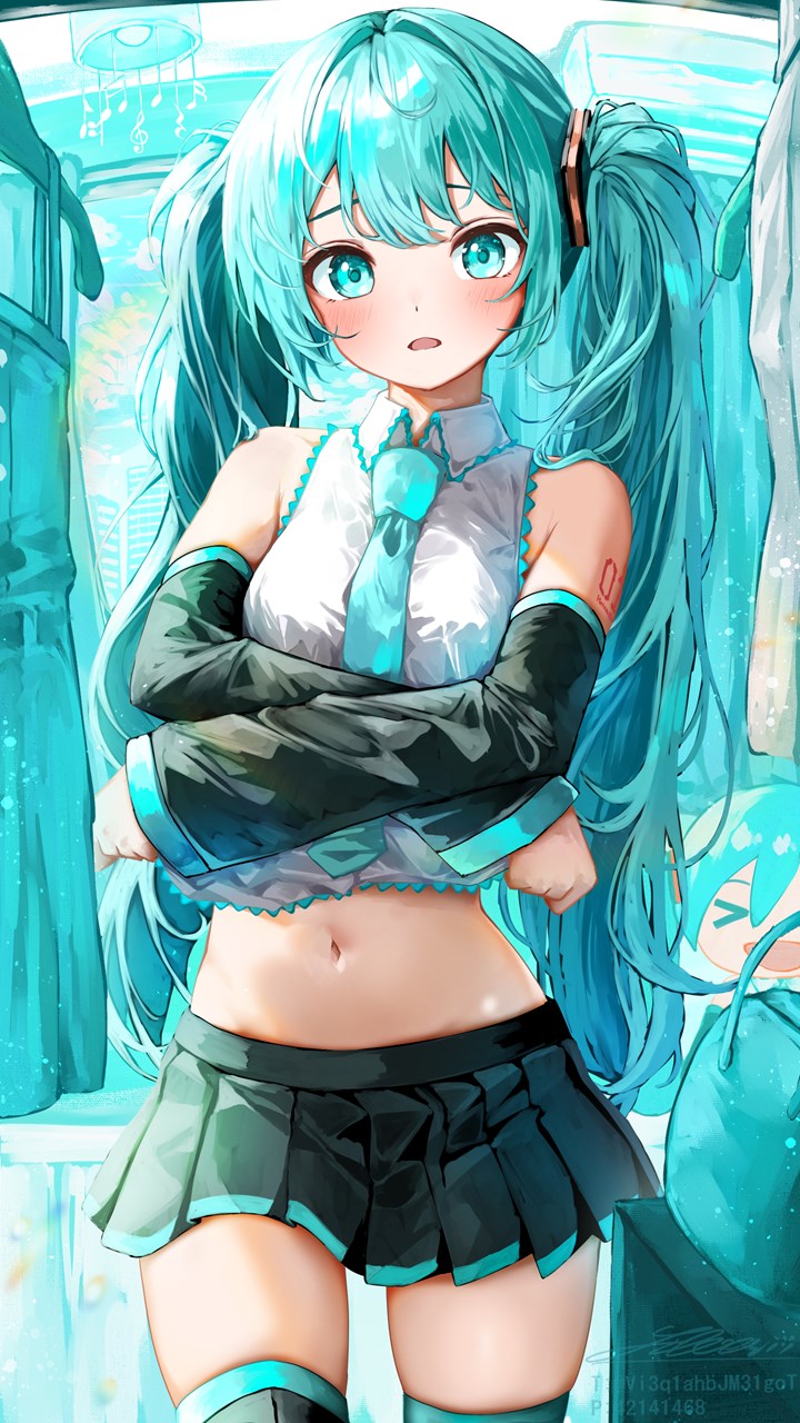 初音未来插画图片壁纸