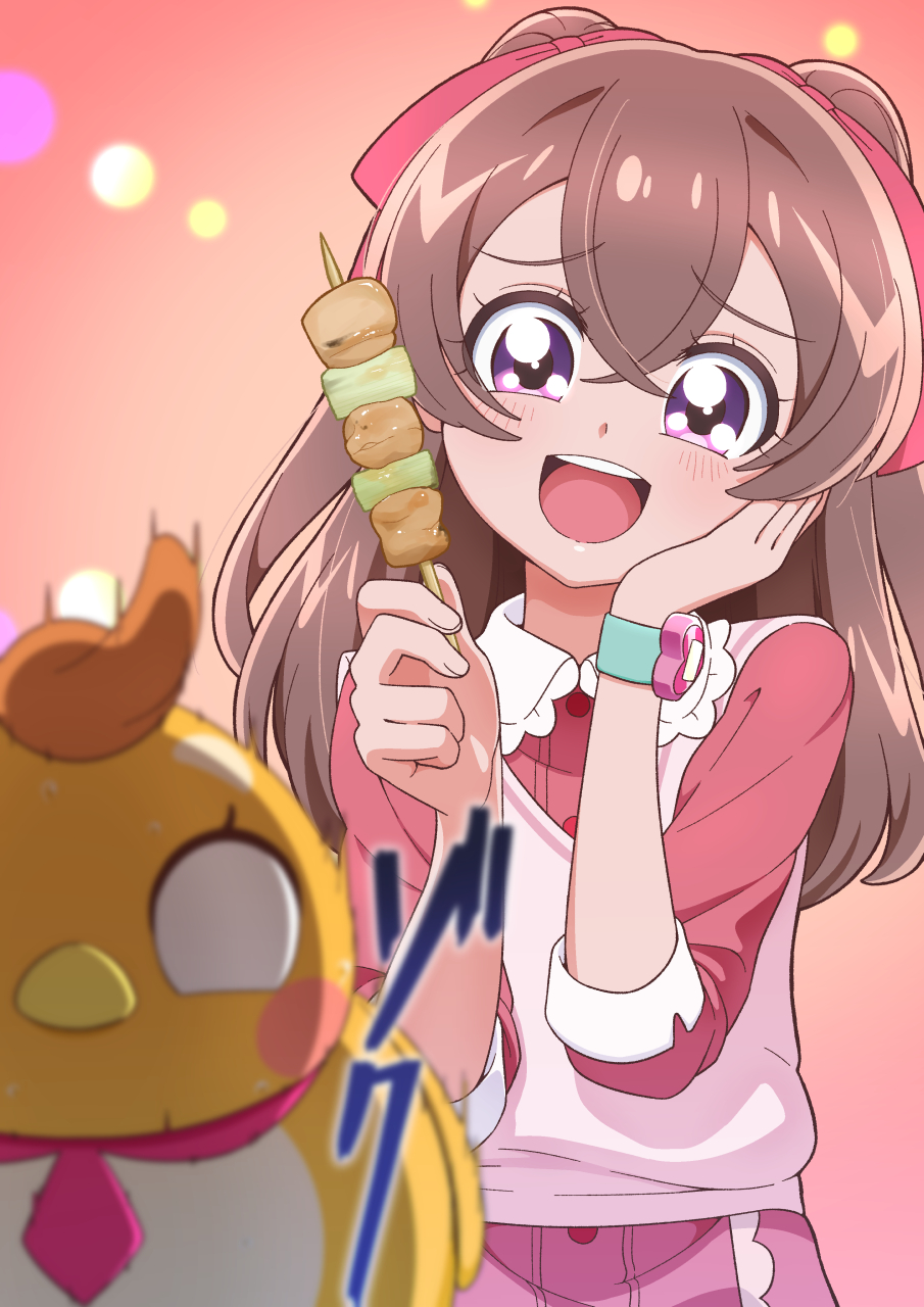 察觉到危险的山茶君插画图片壁纸