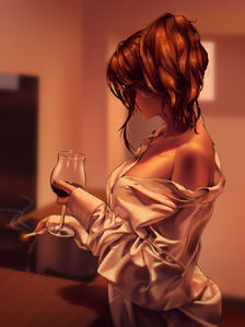 葡萄酒ver1插画图片壁纸