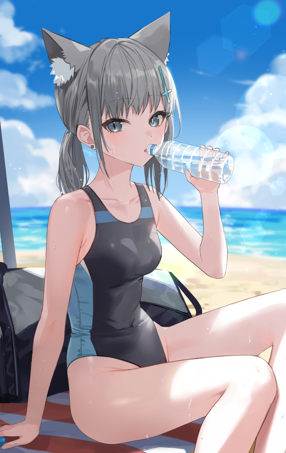 泳装系列插画图片壁纸