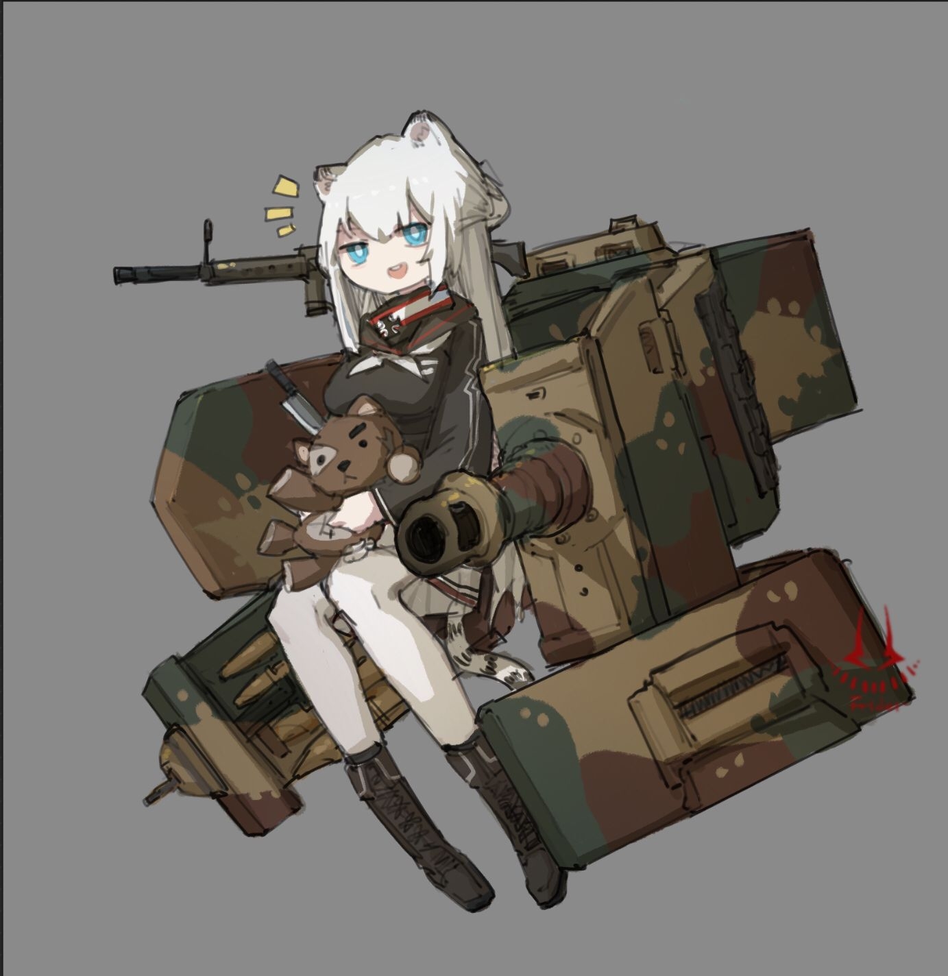 虎E插画图片壁纸