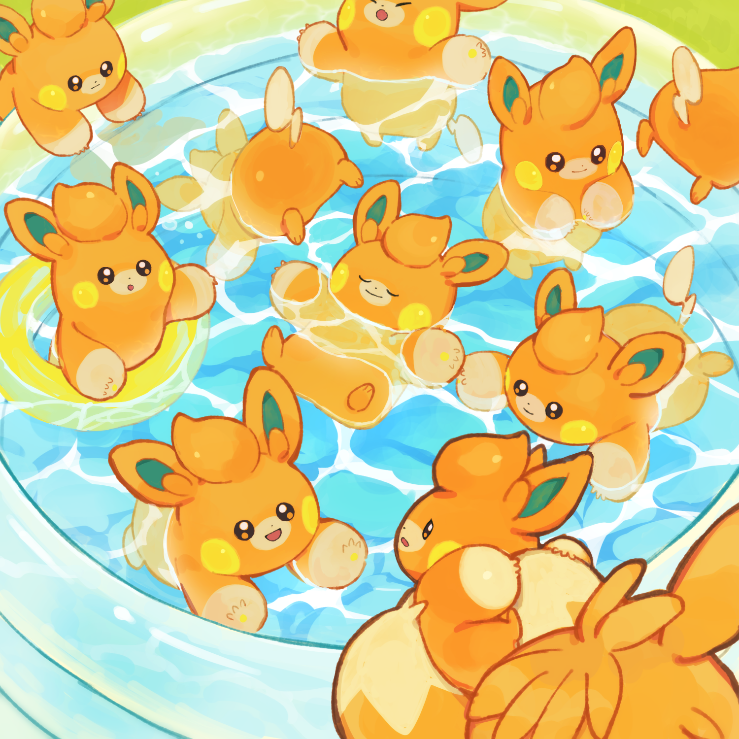 巴莫洗涤状态-ポケモンSVパモ