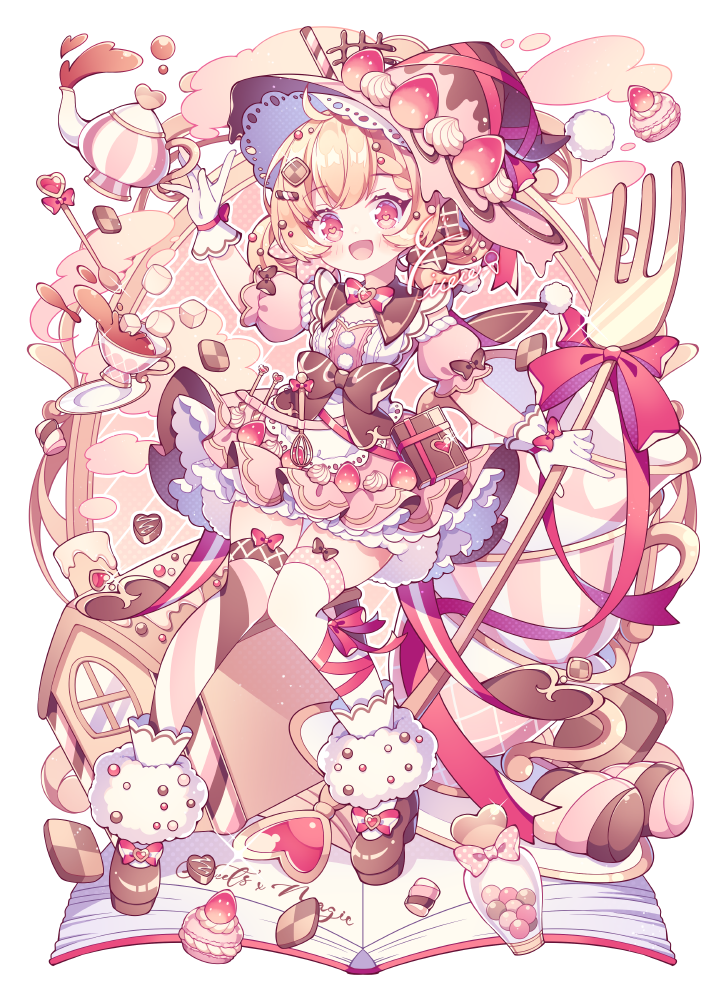 Sweets × Magic插画图片壁纸